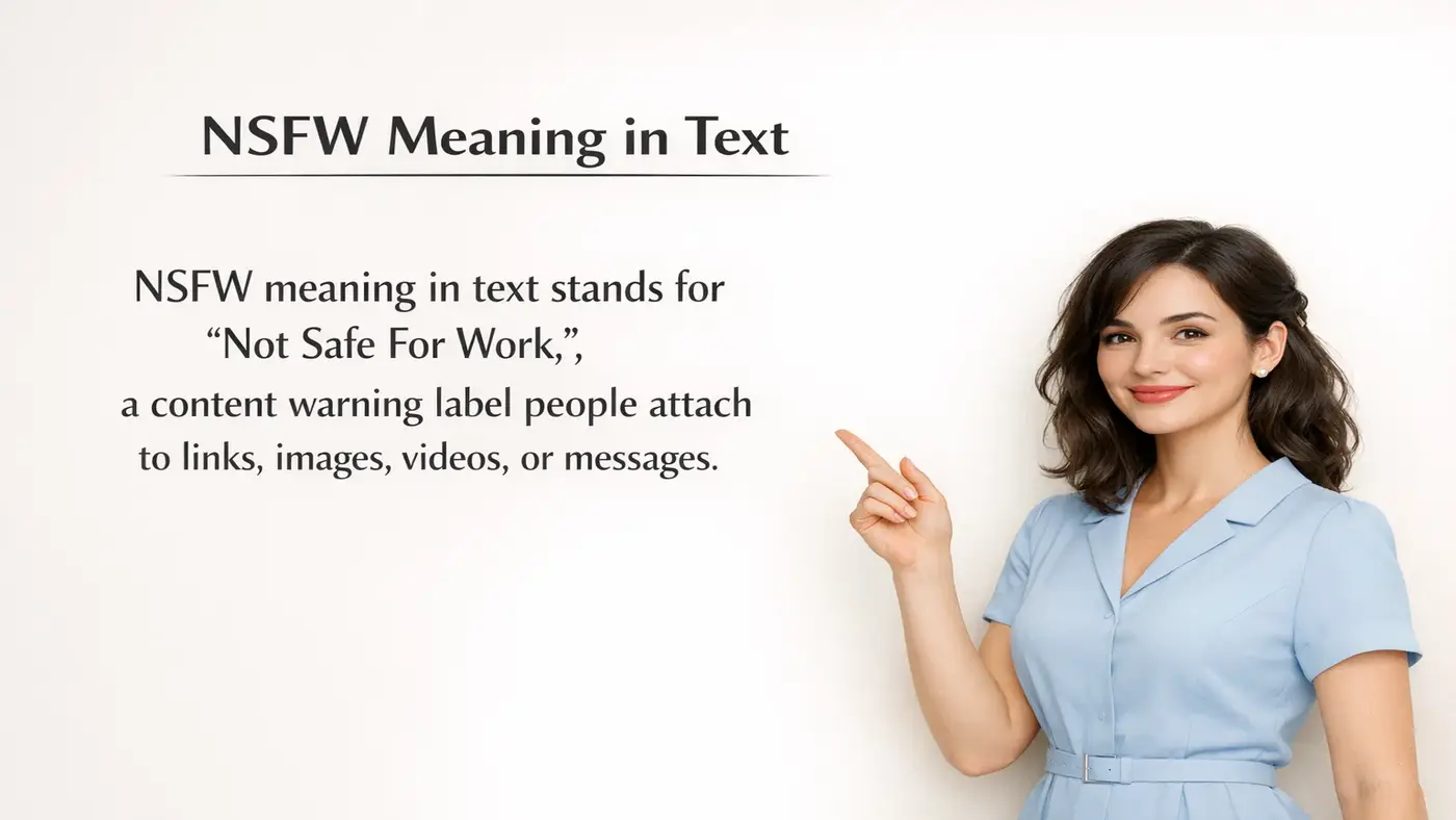 NSFW Meaning in Text