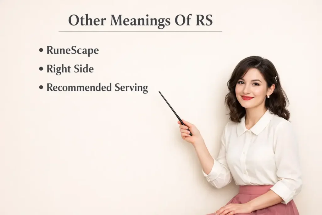 Why Does RS Have Multiple Meanings?
