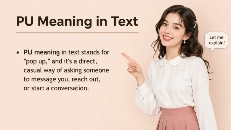 PU Meaning in Text