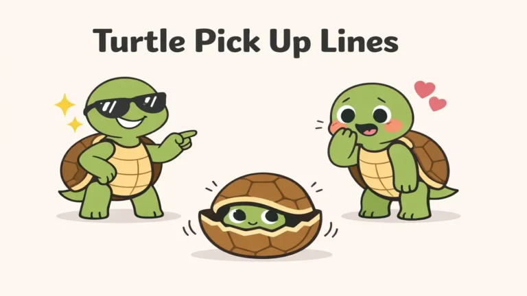 Turtle Pick Up Lines
