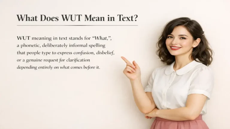 WUT Meaning in Text