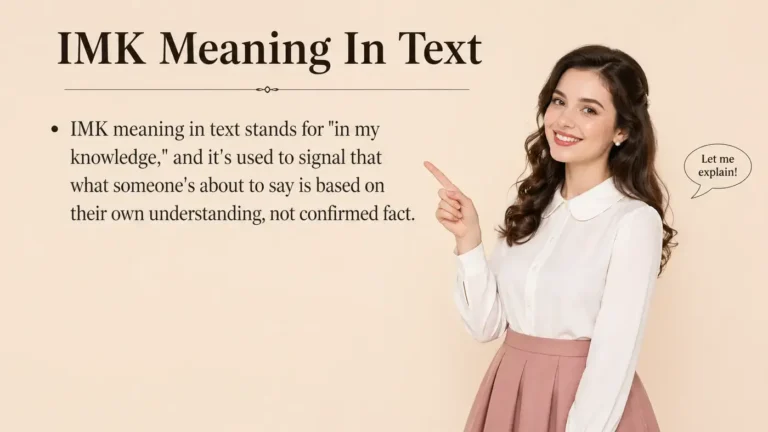 imk meaning in text