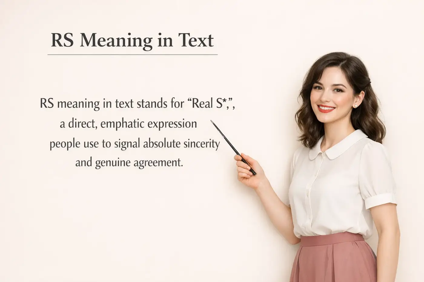 rs meaning in text