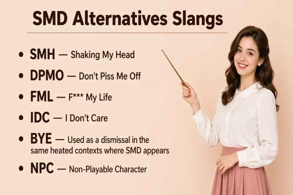 alternatives slangs