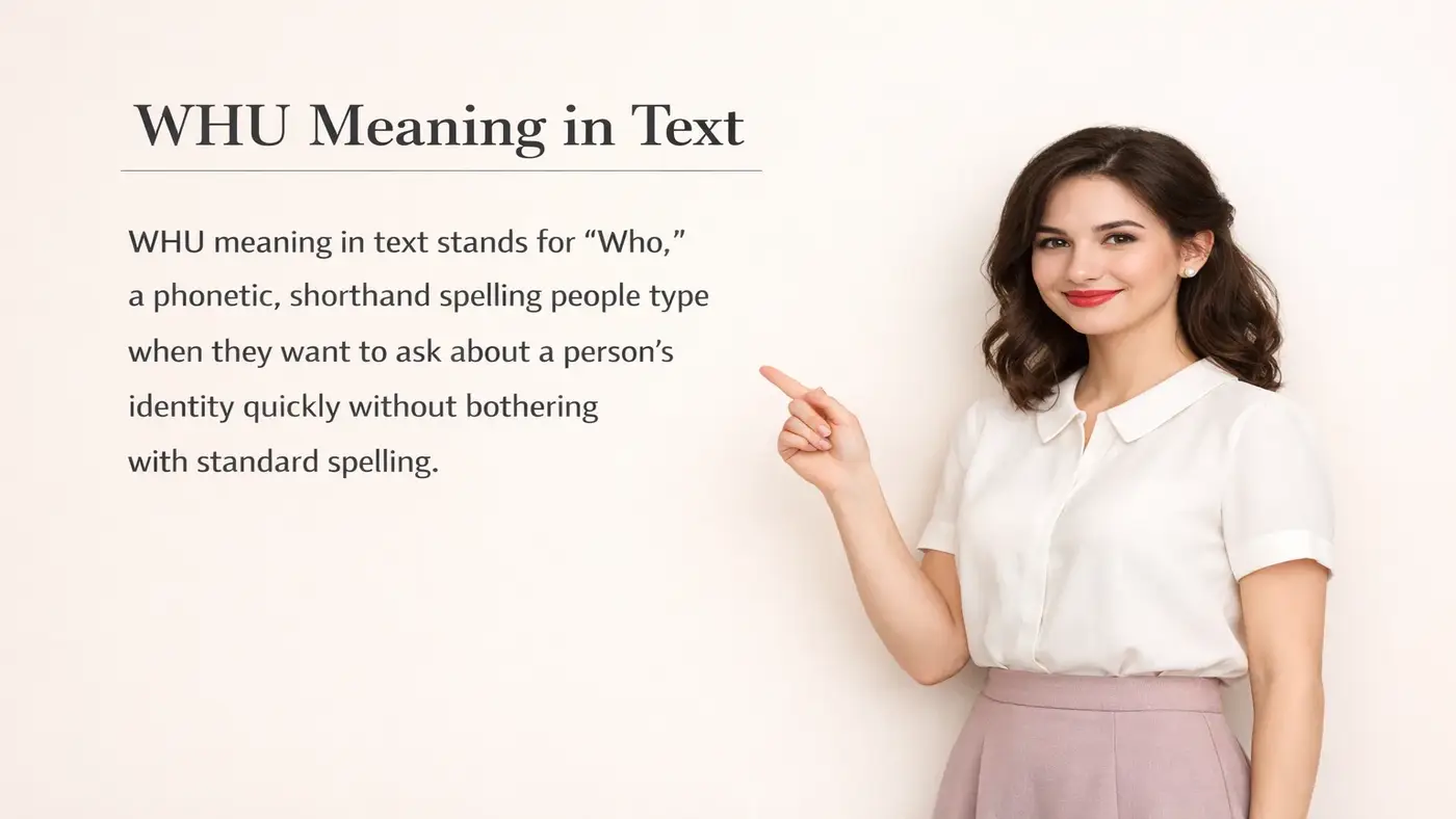 what does whu mean in text