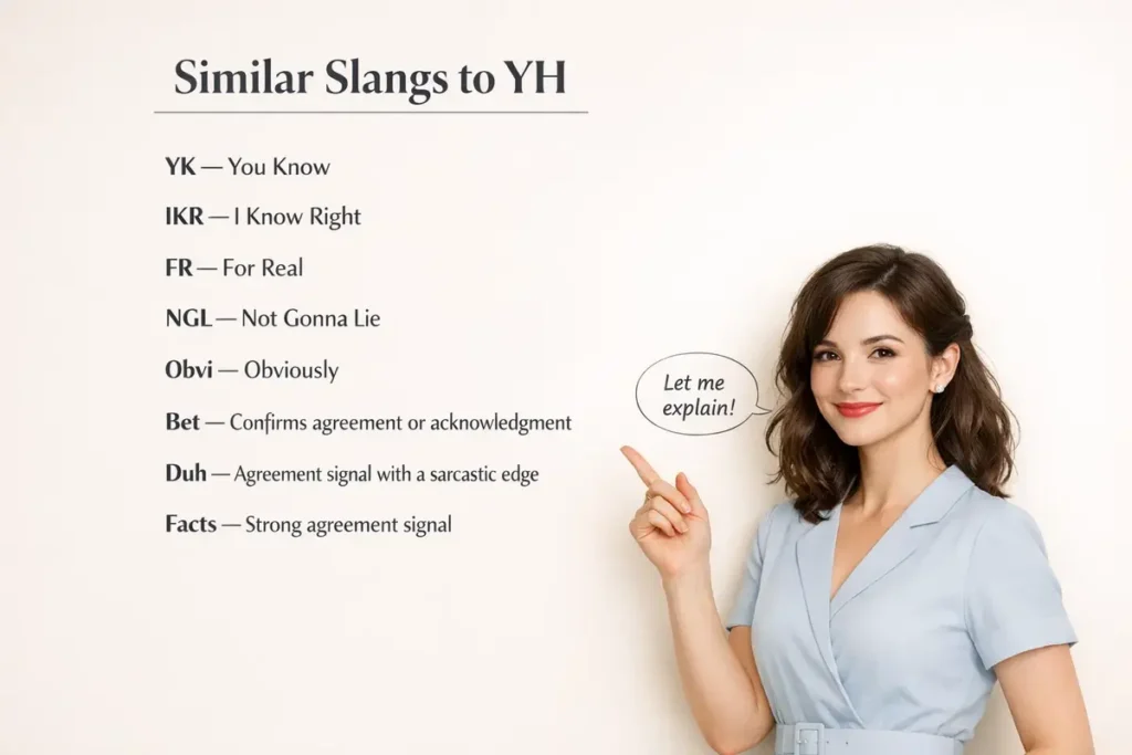 Related Slang Terms to YH