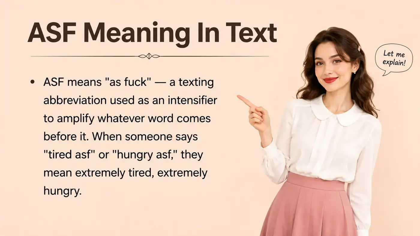 ASF Meaning in Text