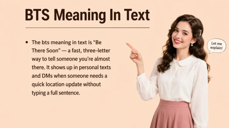 BTS Meaning in Text