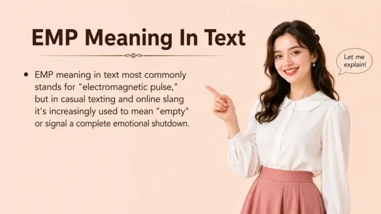 EMP Meaning in Text