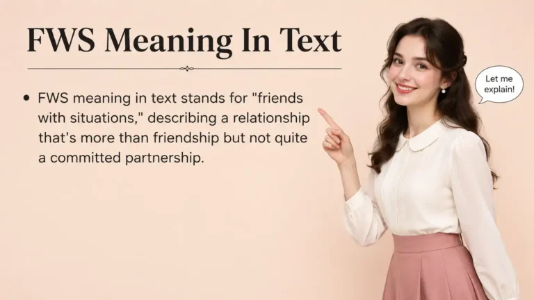 FWS Meaning in Text