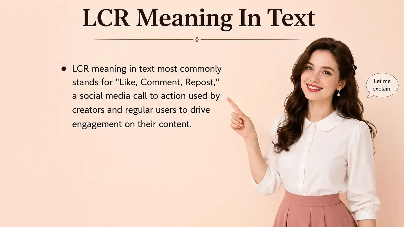 LCR Meaning in Text