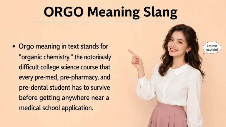 Orgo Meaning in Text