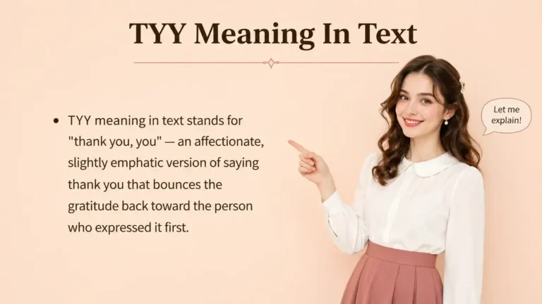 TYY Meaning in Text