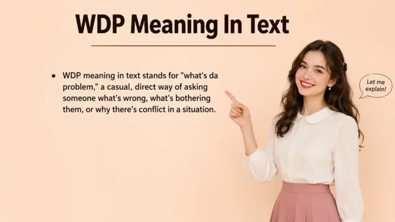 WDP Meaning in Text