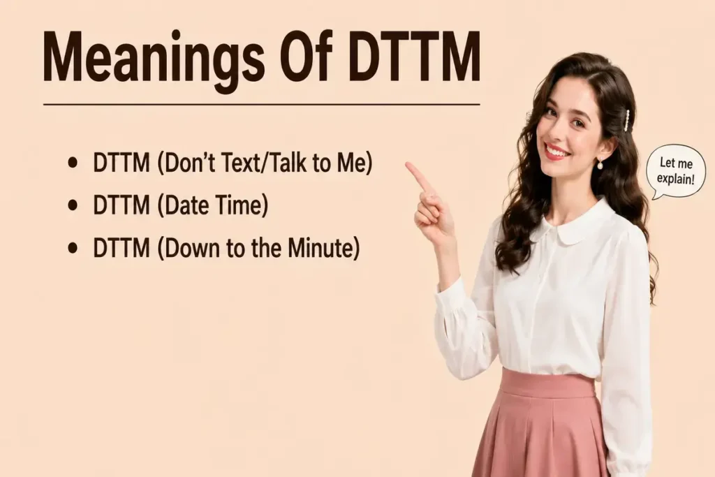 other meaning if dttm slang