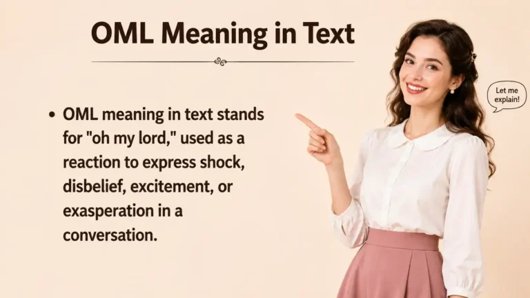 OML Meaning in Text